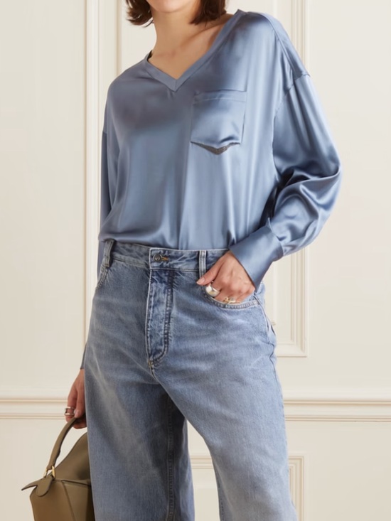 Brunello Cucinelli Tops - Brunello Cucinelli Silk Blouse